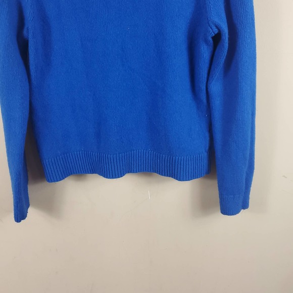 Banana Republic Blue Mockneck Sweater Size S - Picture 2 of 12